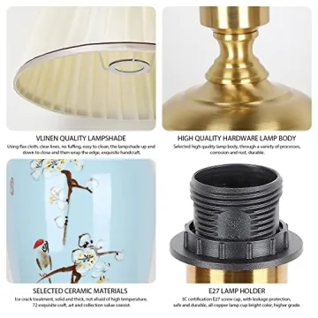 Elegant HATUO Ceramic Table Lamp for Home Decor