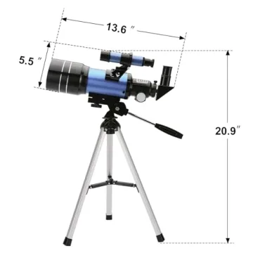 ToyerBee Telescope for Kids & Adults, 70mm Portable Refractor