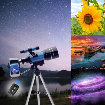 ToyerBee Telescope for Kids & Adults, 70mm Portable Refractor