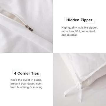 annadaif White Duvet Cover King Fluffy, Soft Faux Fur Velvet Comforter Cover, Luxury Fuzzy Plush Shaggy Bedding Sets 3 Pieces (1 Duvet Cover, 2 Pillowcases), Zipper Closure