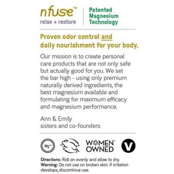 nfuse Lavender Magnesium Roll-on Deodorant - All Natural