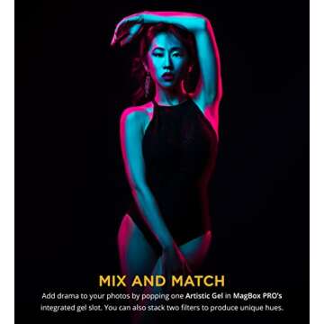 MagMod MagBox Artistic Gel Set - 8 Color Filter Effects Gels for MagBox PRO 24", 42" Octa and 36" Strip Softboxes