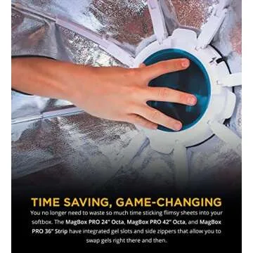 MagMod MagBox Artistic Gel Set - 8 Color Filter Effects Gels for MagBox PRO 24", 42" Octa and 36" Strip Softboxes