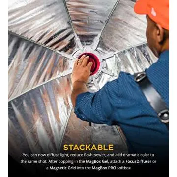 MagMod MagBox Artistic Gel Set - 8 Color Filter Effects Gels for MagBox PRO 24", 42" Octa and 36" Strip Softboxes