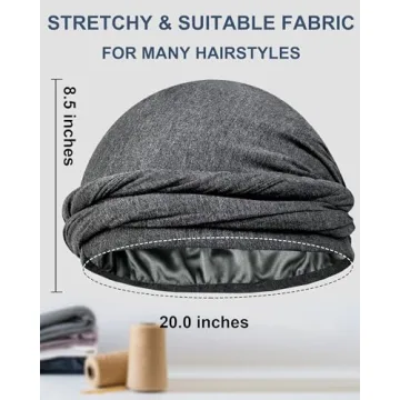 Babalet Silk Satin Lined Halo Turban for Men and Women