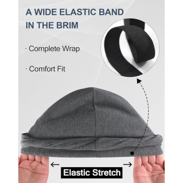 Babalet Silk Satin Lined Halo Turban for Men and Women