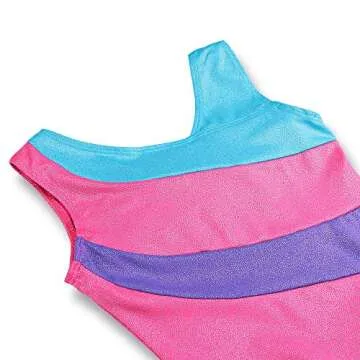 HOZIY Gymnastics Leotards for Girls 5t Size 5-6 Years Old Biketards Christmas Birthday Gifts