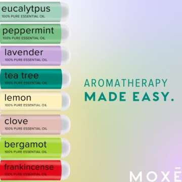 MOXĒ Nasal Inhalers Bundle - 8 Pure Essential Oils