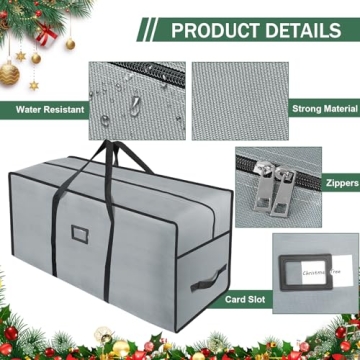 EMOMAS Heavy Duty Christmas Tree Storage Bag 7.5ft