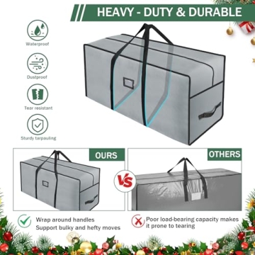 EMOMAS Heavy Duty Christmas Tree Storage Bag 7.5ft