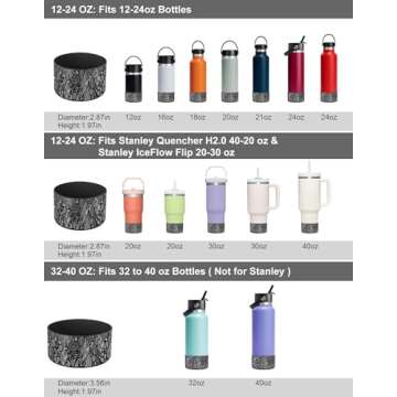 CHEETAH Silicone Boot for Hydro Flask & Stanley Bottles