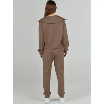 ANRABESS Women Trendy 2 Piece Lounge Sweatsuit Outfit