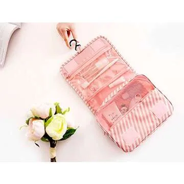 Mossio Hanging Toiletry Bag - Stylish Organizer for Travel