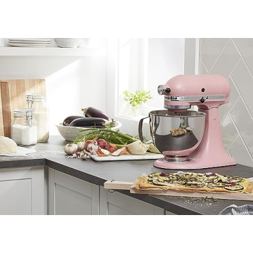 KitchenAid Artisan 5-Quart Tilt-Head Stand Mixer in Dried Rose