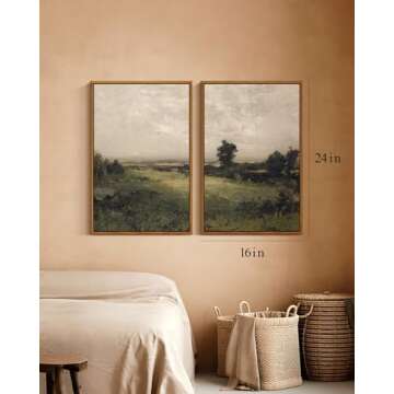 InSimSea Vintage Canvas Prints Set for Home Decor