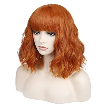 Incohair Dark Orange Wig for Parties and Costumes