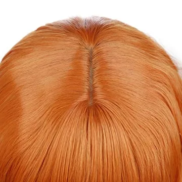 Incohair Dark Orange Wig for Parties and Costumes