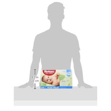 Huggies Natural Care Baby Wipes, Sensitive, Unscented, 3 Refill Packs, 648 Count Total