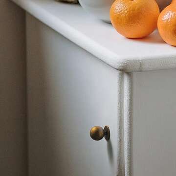 Yanxia Set of 12 -Sleek Round Antique Brass Cabinet Knobs - Retro and Minimalist Hardware for Stylish Home Enhancement - 1 Inch Diameter