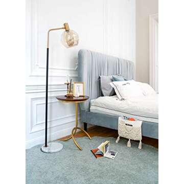 Mkono Macrame Sofa Armrest Organizer Remote Control Holder Couch Bedside Armchair Caddy Storage Basket Bag for TV Remote Control, Magazine, Books, Cell Phone, iPad, Boho Home Dorm Decor, Beige