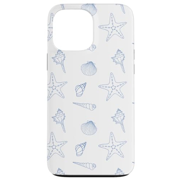 iPhone 13 Pro Max Trendy Coastal Granddaughter Aesthetic Preppy Shells Ocean Case