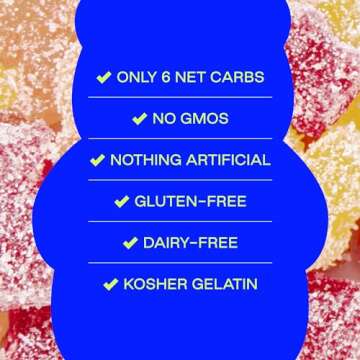 Guilt-Free BEHAVE Sour Gummy Bears - Healthy Snack