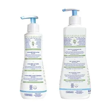 Mustela Baby Bath Time Gift Set - Baby Skin Care Essentials with Natural Avocado - Contains Hydra Be...