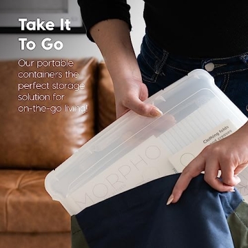 IRIS USA Board Game Organizer Clear Storage Case 10-Pack