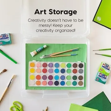 IRIS USA Board Game Organizer Clear Storage Case 10-Pack