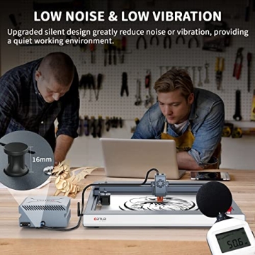 ORTUR Powerful 0-50L/min Air Assist Pump for Laser Cutting