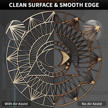 ORTUR Powerful 0-50L/min Air Assist Pump for Laser Cutting