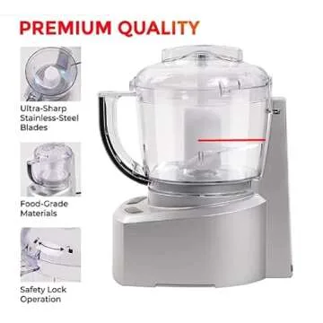 Mueller UltraPrep Food Processor for Chopping and Whipping