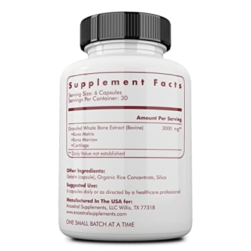 Ancestral Supplements Grass Fed Bone and Marrow Health