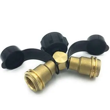 Gauge Master Propane Splitter Y Adapter 2 Way Tee