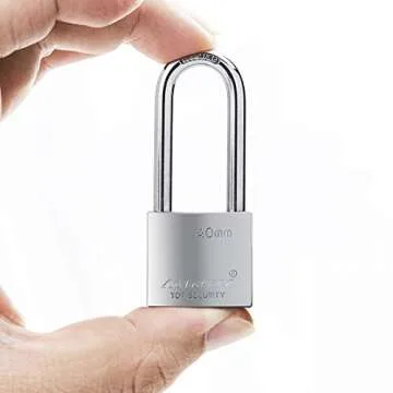 40mm Heavy Duty Weather Resistant Padlock with 4 Keys