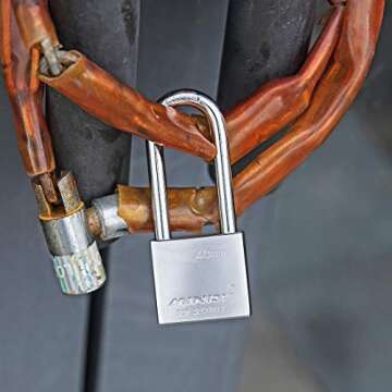 40mm Heavy Duty Weather Resistant Padlock with 4 Keys