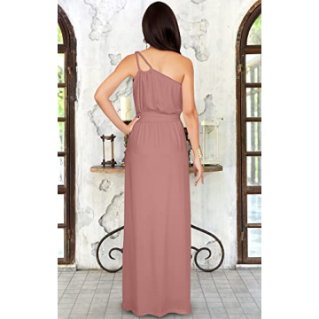 Plus Size Cinnamon Rose Pink Maxi Dress - Elegant & Comfortable
