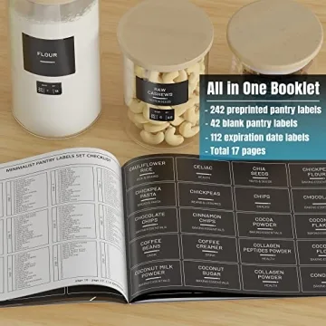 Neatsure 284 Pantry Labels - Organize Your Kitchen Today!