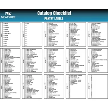 Neatsure 284 Pantry Labels - Organize Your Kitchen Today!