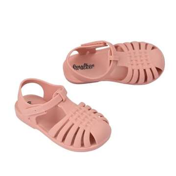 Swalker Children's Soft Jelly Sandals Kid's Sandals In Recyclable,Closed-Toe With Anti-Slip Sole, Easy Wear Sandals Boy's & Girl's sandals Summer & Beach