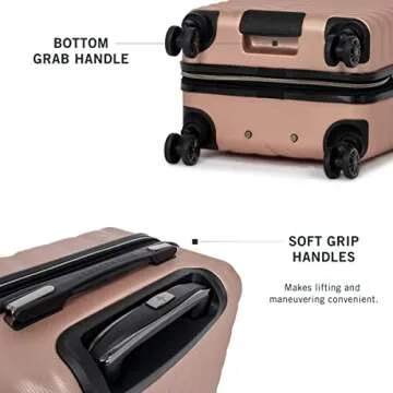 Kenneth Cole 28-Inch Rose Gold Hardside Spinner Luggage