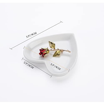 JAMEND CLXP Engagement Ring Dish for Home Decor