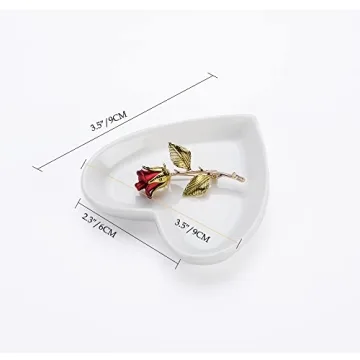 JAMEND CLXP Engagement Ring Dish for Home Decor