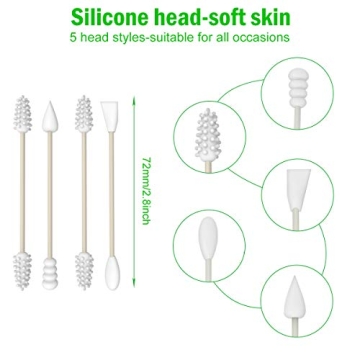 Eco-Friendly Reusable Cotton Swabs for Makeup & Care