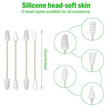 Eco-Friendly Reusable Cotton Swabs for Makeup & Care