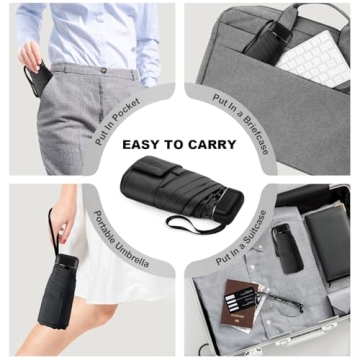 LEAGERA Mini Umbrella Compact Travel Design for Women