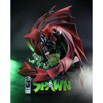 McFarlane Toys - Spawn #1 (Black White & Red All Over) 1:10 Scale Resin Statue