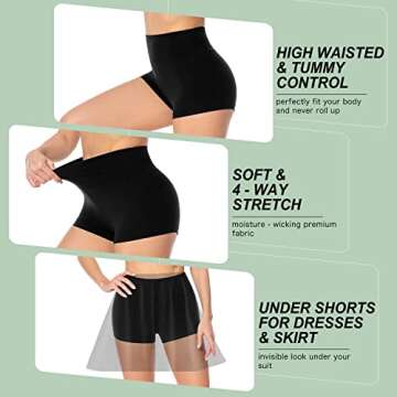 High Waisted Biker Shorts for Yoga and Workouts - Stylish Comfort