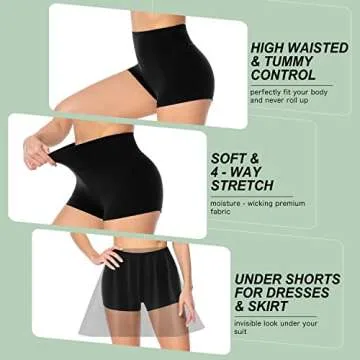 High Waisted Biker Shorts for Yoga and Workouts - Stylish Comfort