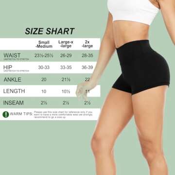 High Waisted Biker Shorts for Yoga and Workouts - Stylish Comfort